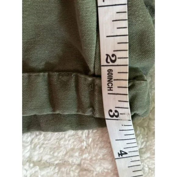 Scotch & Soda Army Green Cotton Twill Shorts Drawstring Elastic Waist Size XS - Picture 8 of 9